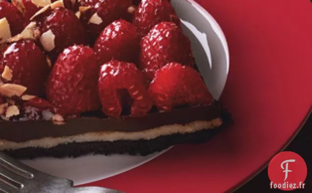 Tarte au Chocolat, Amande et Framboise