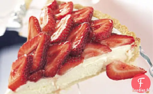 Tarte Mousse Fraise et Chocolat Blanc