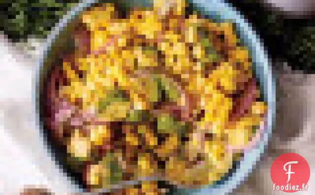 Salade D'Hiver À La Courge Rôtie Et Vinaigrette À La Grenade