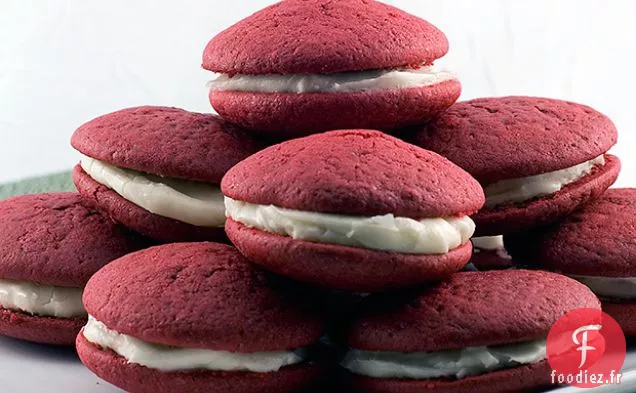 Tartes Whoopie en Velours Rouge