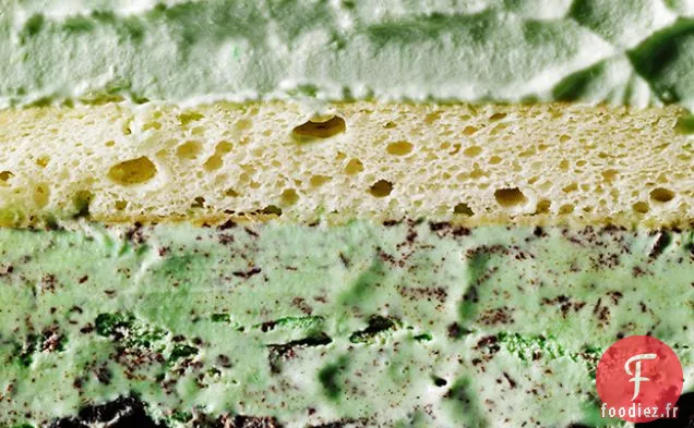 Gâteau à la Crème Glacée à la Menthe