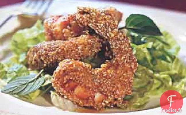 Crevettes Croustillantes avec Glaçage aux agrumes