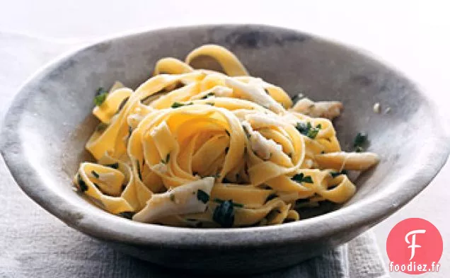 Fettucine de Crabe et d'Herbes