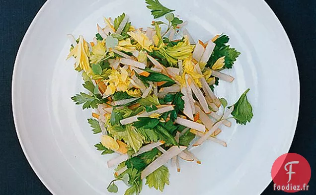 Salade de Persil, Feuille de Céleri et Jicama