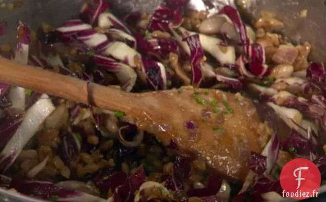 Salade Chaude de Farro et de Haricots Canneberges