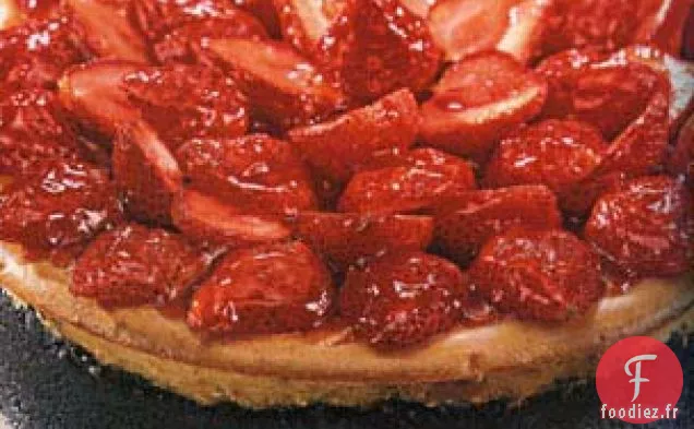 Cheesecake au Chocolat Blanc et aux Fraises