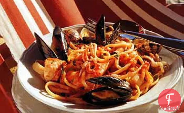 Linguine à la Sauce aux Crustacés