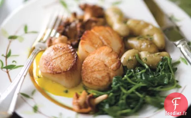 Pétoncles Poêlés à la Sauce au Citron