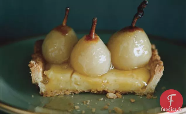 Tarte aux Poires Seckel à la Crème de Poire William