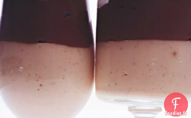 Puddings Au Chocolat Au Lait Au Beurre d'Arachide
