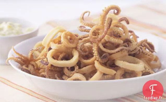 Calamars frits à la Mayonnaise Peperoncini