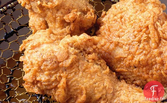 Poulet Frit au Babeurre Saumuré au Romarin