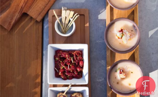 Soupe Panais-Poireaux au Crabe en Morceaux