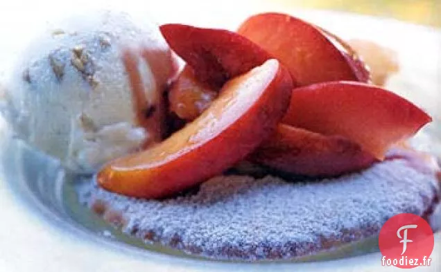 Sundaes à la Semoule de Maïs et aux Fruits chauds