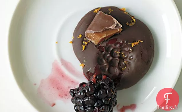 Bouchées de Caramel au Chocolat aux Baies Mélangées