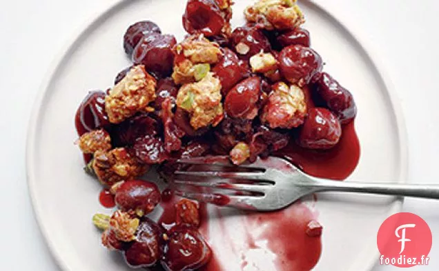 Crumble Pistache-Cerise