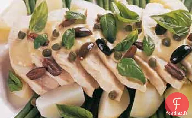 Tonnato de Dinde aux Pommes de Terre et Haricots Verts