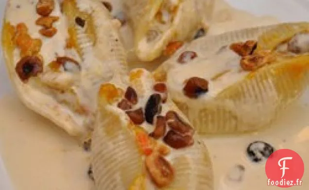 Raviolis à la Citrouille et Sauce à la Crème de Noisettes