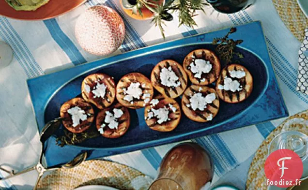 Nectarines grillées à la Feta