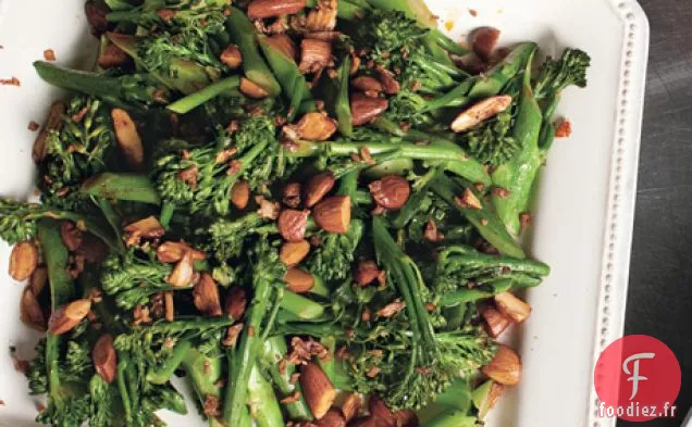 Broccolini au Paprika Fumé, Amandes et Ail