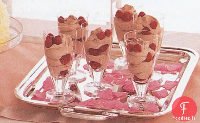 Mousse au Chocolat aux Framboises