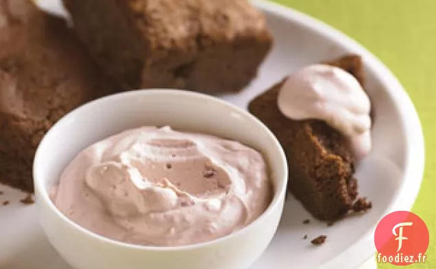 Brownies au Chipotle - Crème Fouettée aux Cerises