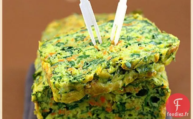 Gâteau Aux Patates Douces Et Aux Épinards