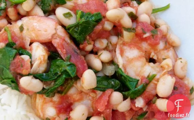Recette D'Épinards Aux Tomates, Haricots Blancs Et Épinards