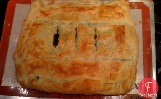 Épinards En Pâte Feuilletée
