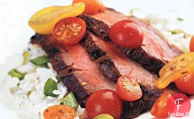 Tomates Cerises Mélangées avec Vinaigrette au Tamarin