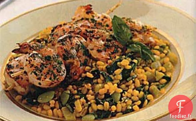 Orge façon Risotto aux Légumes Verts Printaniers