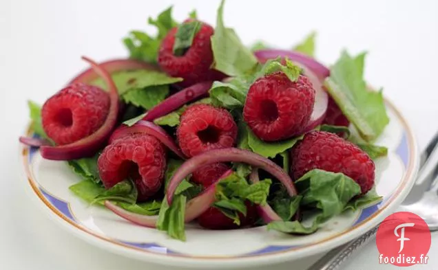Déjeuner Scolaire Sain: Recette de Salade d'Épinards aux Framboises