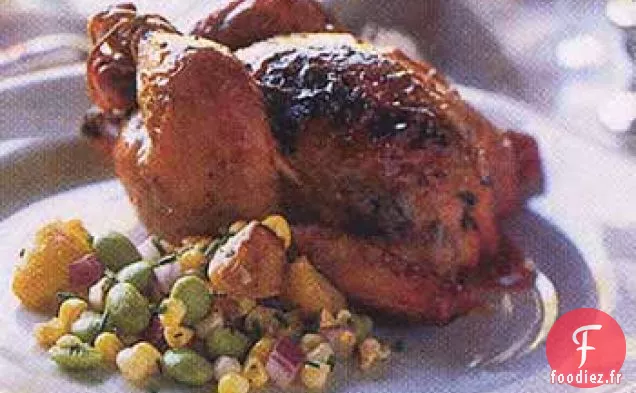 Poussins Grillés au Citron et aux Herbes