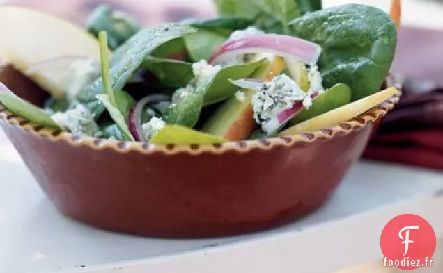 Salade d'Automne aux Pommes et aux Épinards