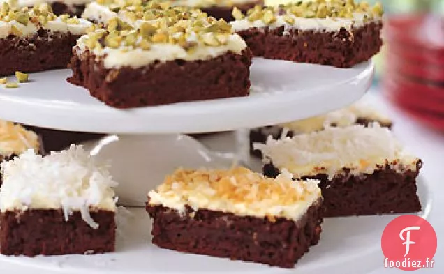Brownies au Chocolat avec Glaçage au Fromage à la Crème à l'Orange