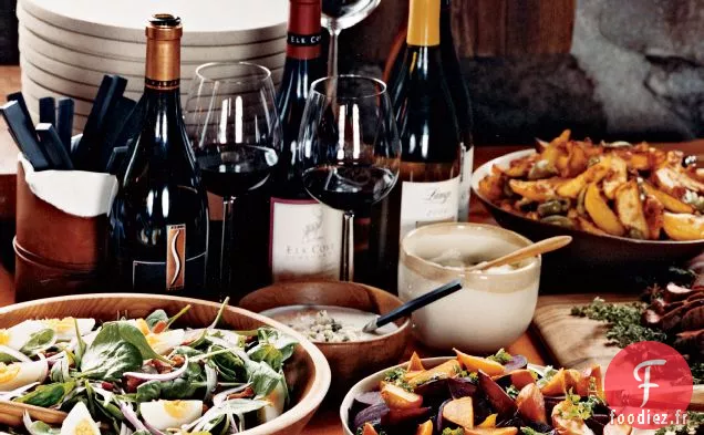 Salade d'Épinards au Bacon et Vinaigrette au Fromage Bleu au Babeurre