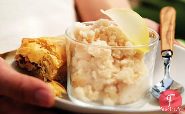 Baklava à l'Eau de Rose et Granité de Thé