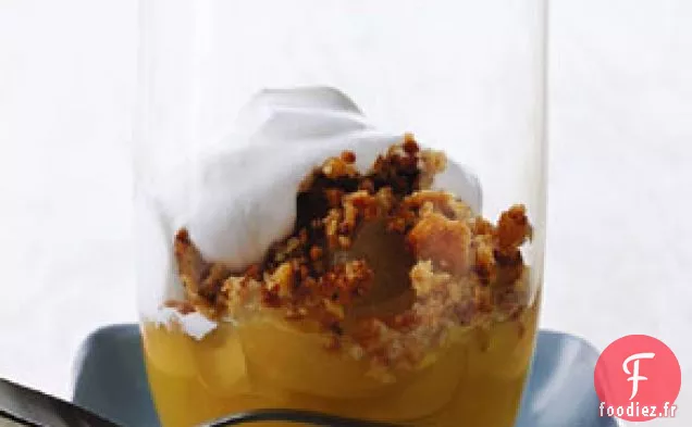 Compote de Pommes avec des Miettes de Noix de Pécan au Beurre