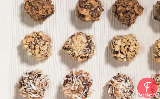 Bouchées de Bananes Congelées Trempées Au Chocolat