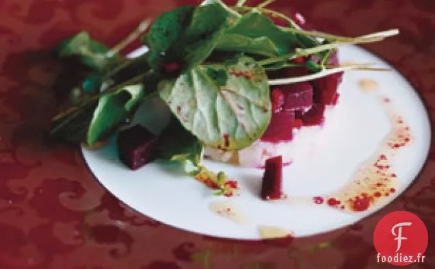 Tartare de Sable Fumé aux Betteraves et au Cresson