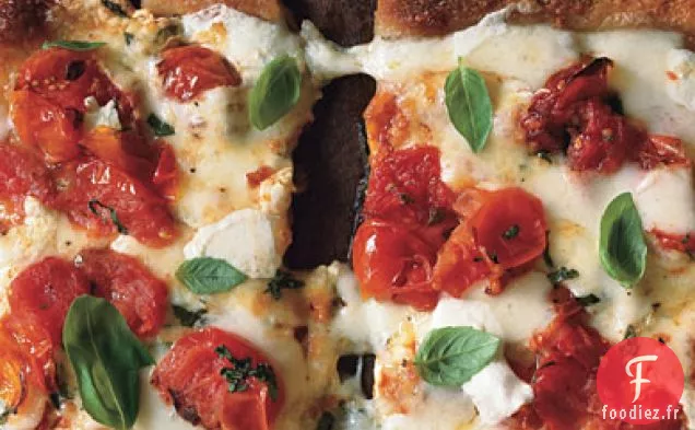 Pizza aux Tomates Cerises Margherita