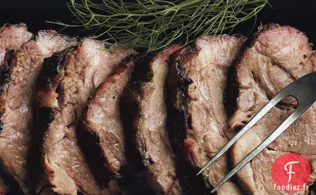 Épaule de Porc Braisée avec Purée de Pommes de Terre et Fenouil