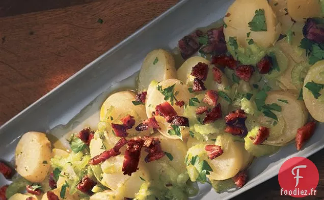 Salade de Pommes de terre à la Pancetta, au Romarin et au Citron