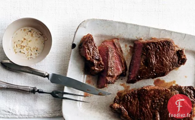 Steak avec Sauce à la Citronnelle et au Poivre