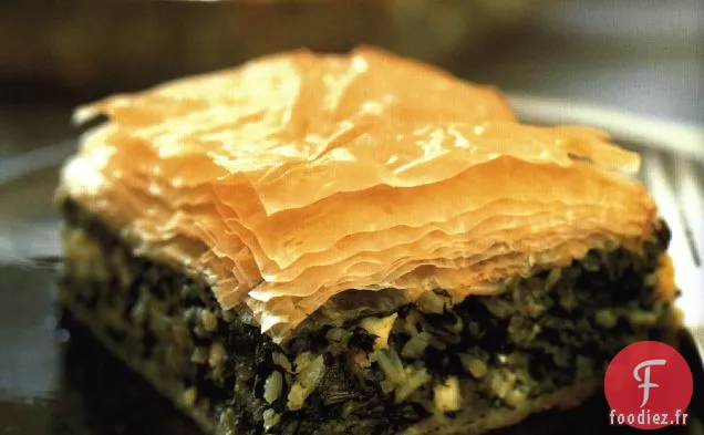 Épinards, Aneth Et Feta Cuits Au Phyllo