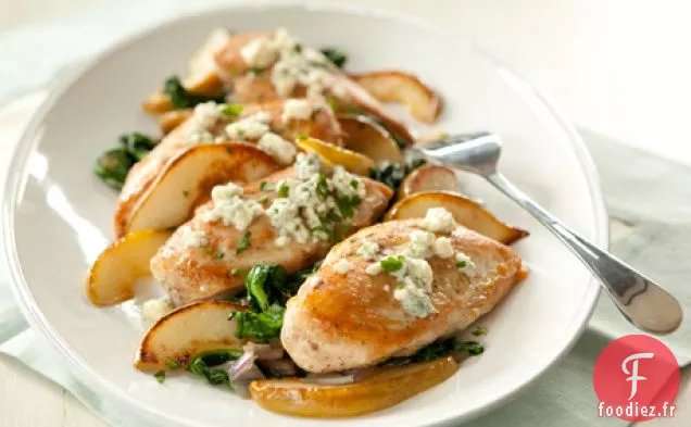 Poitrine de Poulet au Four et Épinards