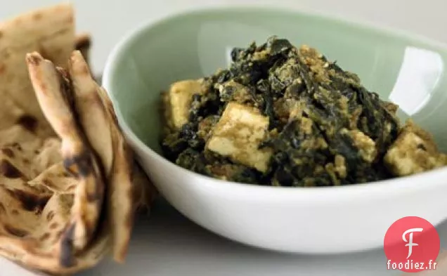 Épinards au Curry et Fromage Frais (Paneer Saag)