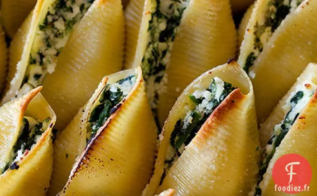 Coquilles Farcies Aux Épinards Et À La Ricotta