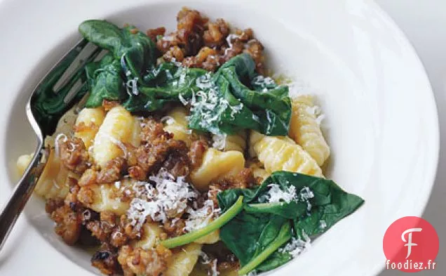 Gnocchis à la Saucisse et aux Épinards