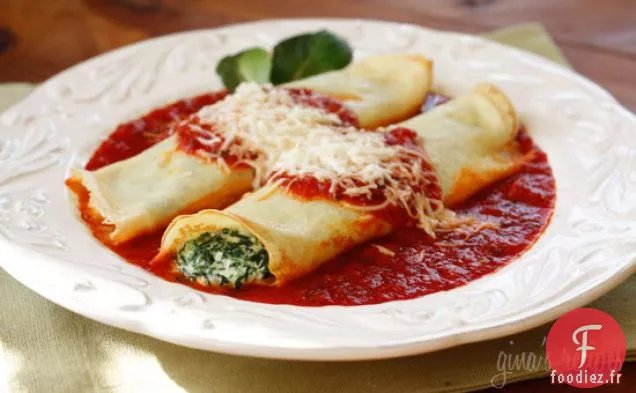 Manicotti Aux Épinards Maison